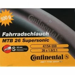 Chambre à Air CONTINENTAL SUPERSONIC 26×1,90/2,10 Presta 42 Mm