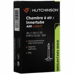 Chambre à Air HUTCHINSON AIR LIGHT 26×1,00 à 1,25 Presta 48 Mm